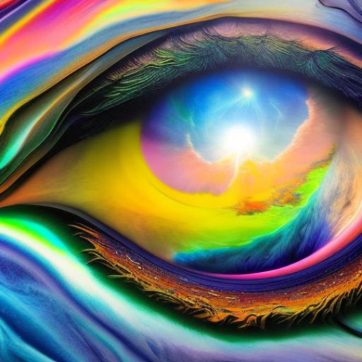 Eye - created by Henri Huotari with paint