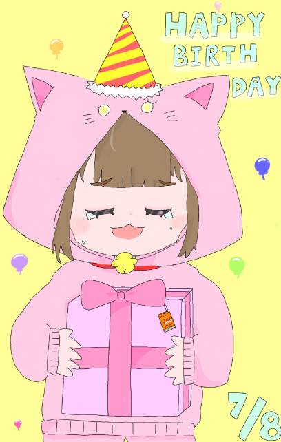 🐱🌼ちゃんの誕生日FA❣ - luonut うさまる🐰🐶🌼🐱 kanssa paint