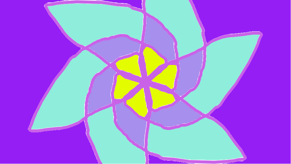 flower - created by Sani with paint