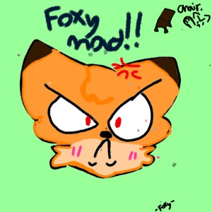 Foxy Is mAd!!1  sumo work created by 