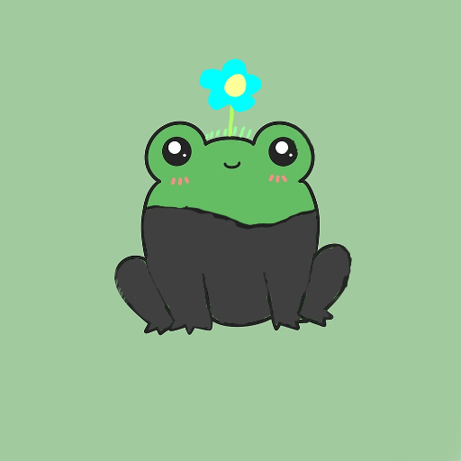 frog - created by Icecreamgirl with paint