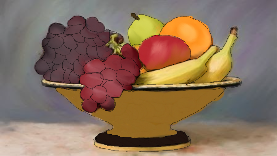 Fruit - created by Sheel with paint