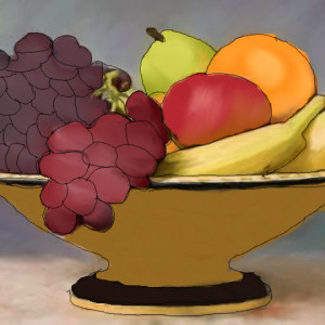 Fruit  sumo work created by 