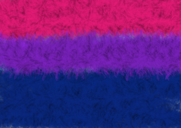 fuzzy bi flag - created by &lt;//kelly//&gt; with paint