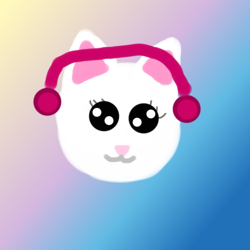 Gamer Kitten :) - utworzony przez sourgummyworms5903 z paint