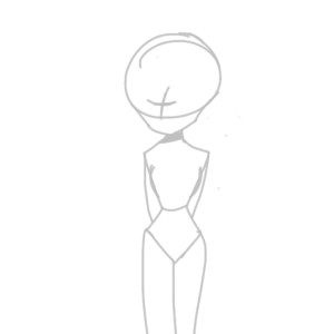 Girl body Base (Use layer 2 layover with black )  sumo work created by 