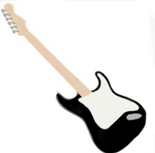 guitar - created by robin_arellano with paint