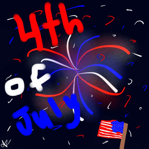 Happy 4th of July!! - created by ⋆♱✮ 𝖆𝖈𝖊 ✮♱⋆ with paint