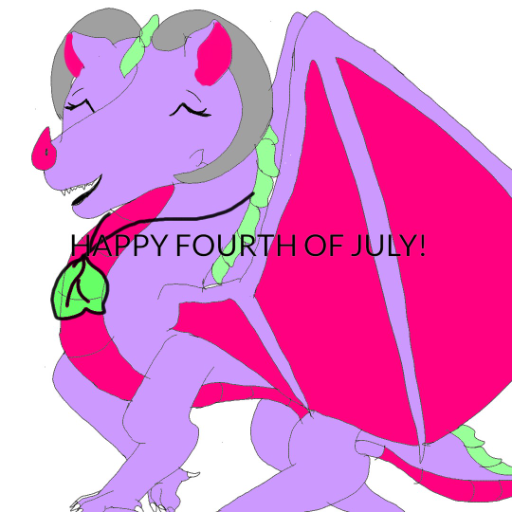 HAPPY FOURTH OF JULY!😃 - создано PuffyArt с paint