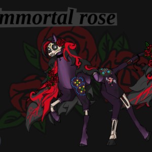 Immortal Rose (Mlp Oc)  sumo work created by 