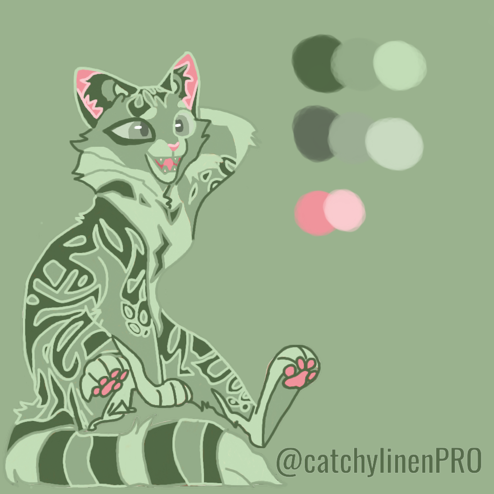 Jadeclaw - created by catchylinenPRO  with paint