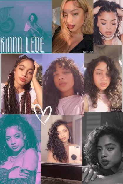 Kiana Lede Collage wallpaper - created by 🦋LAUREN♑🦋 with paint