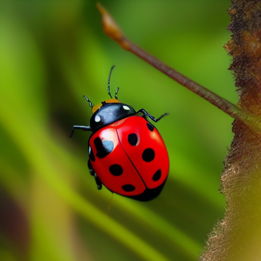 Ladybug - created by Hannu Koistinen with paint