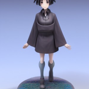 lain iwakura 3d figurine  sumo work created by 