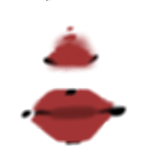 lip and nose - criado por missvapor com paint