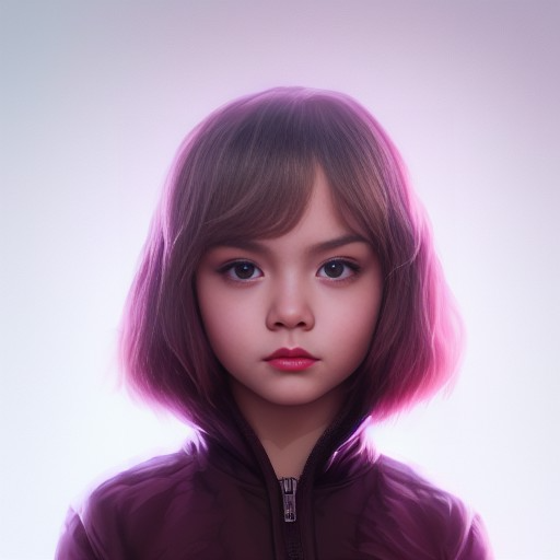 little_girl - Visualista 에 의해 생성됨 paint