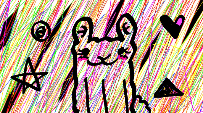 Llama doodle :P - gemaakt door MalTheROACHH_ met paint