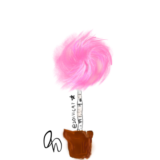 Lorax tree - креирао Pluto са paint