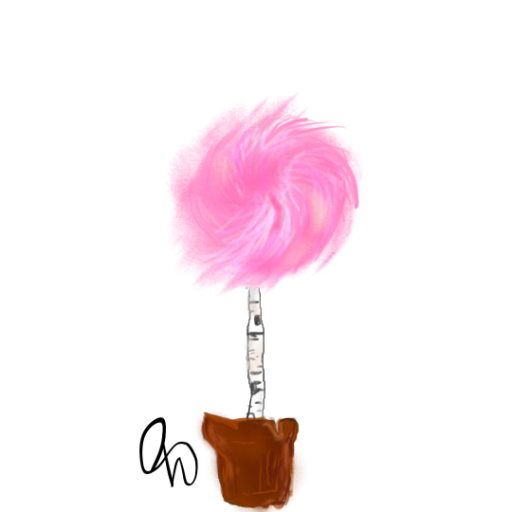 Lorax tree - ustvaril Pluto z paint