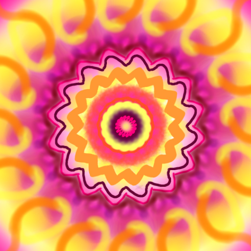 Mandala - creado por Eunsoo con paint