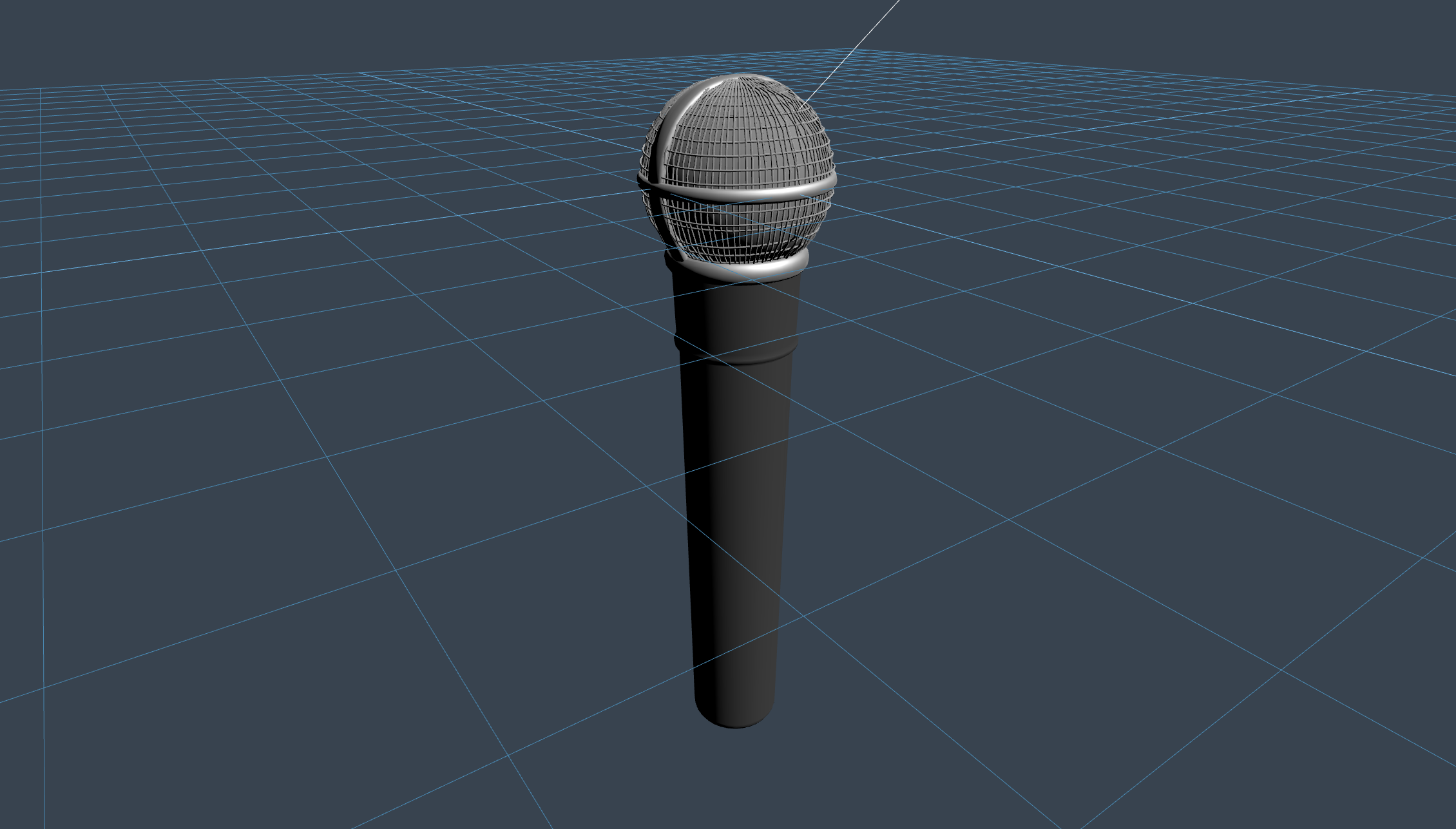 Microphone - vytvořil Niilo Korppi s 3D