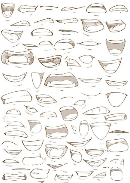 Mouths - created by •×co.ok.ie×• with paint