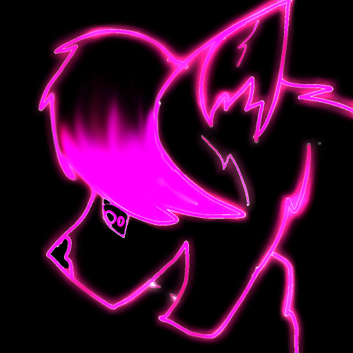Neon Warrior cat - created by ꧁༺₷ℎ₳₸₸ℇΓℇD⚠ℍℇ₳ Γ₸༻꧂ with paint