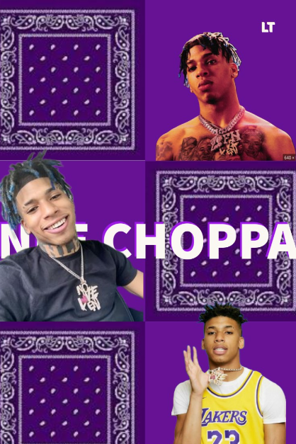 NLE CHOPPA collage wallpaper - created by 🦋LAUREN♑🦋 with paint