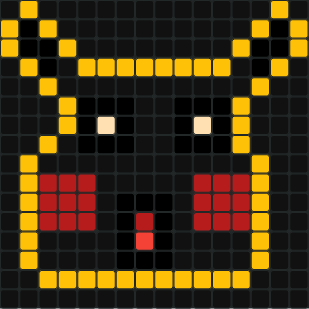 o no picachu - created by Jerrod Summers with pixel