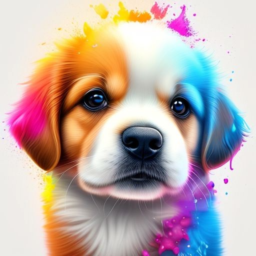 paint dog - created by Maci Bassett with paint