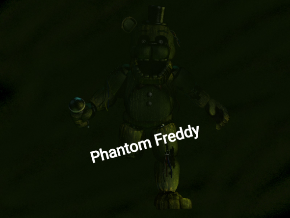 Phantom Freddy - created by Mason Ramsey with paint