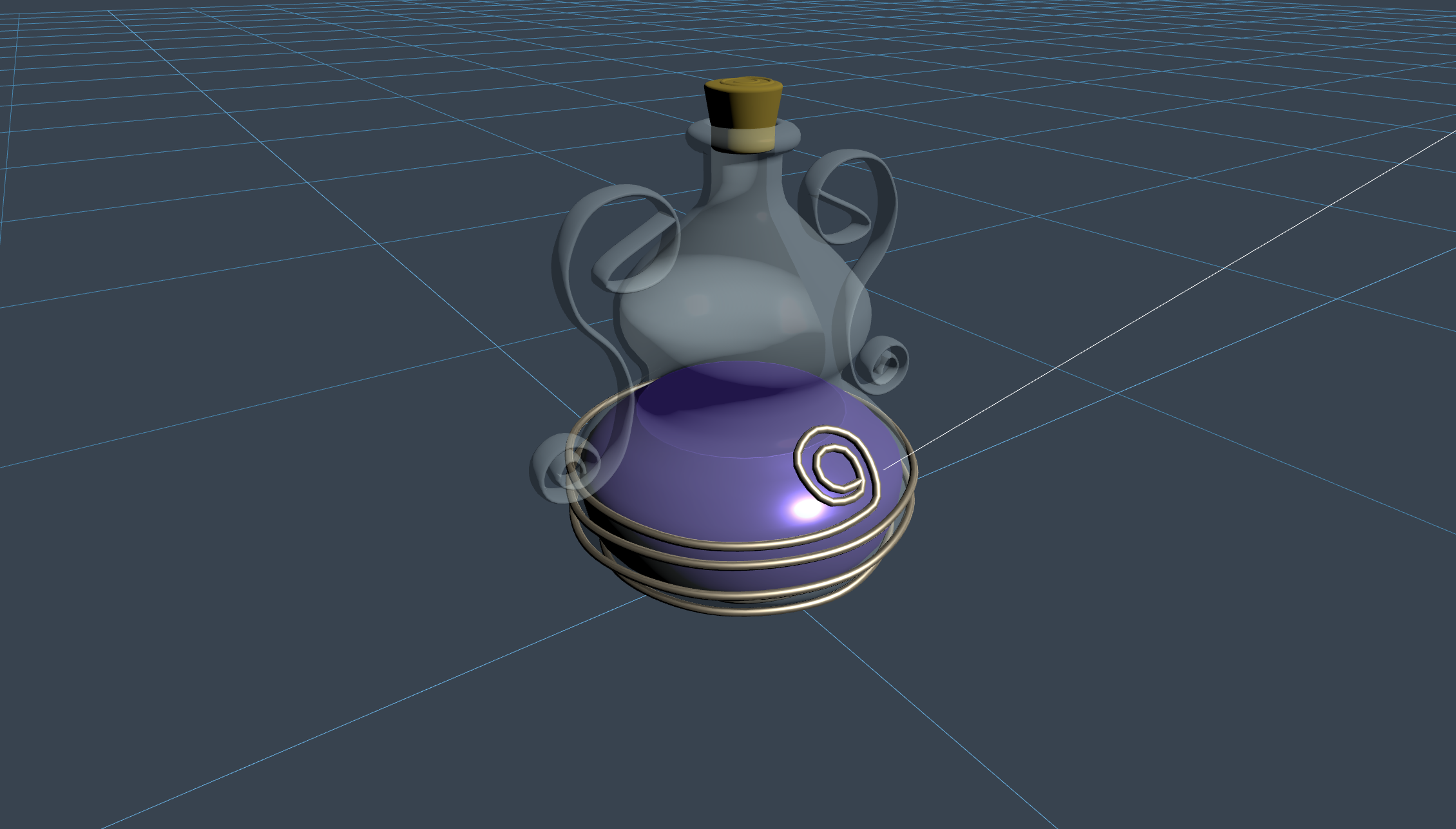 PotionBottle - created by Niilo Korppi with 3D