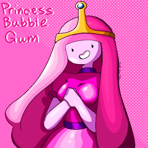 Princess Bubble Gum - vytvořil Juki Ani s paint