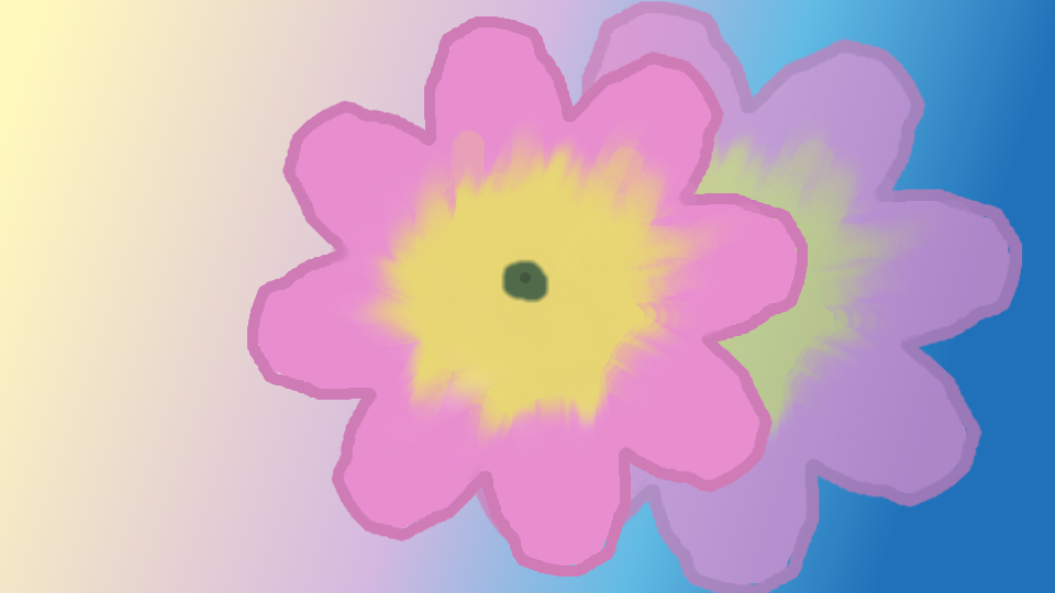 Project flower - created by Jay with paint