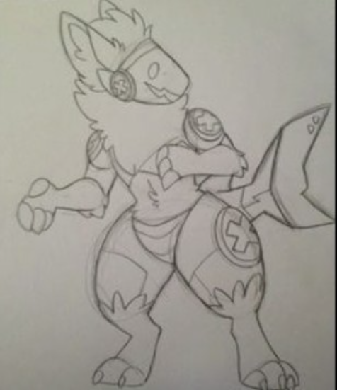 Protogen - created by Guest with paint