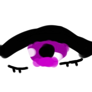 purple eye  sumo work created by 