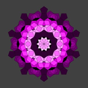 Purple snowflake  sumo work created by 