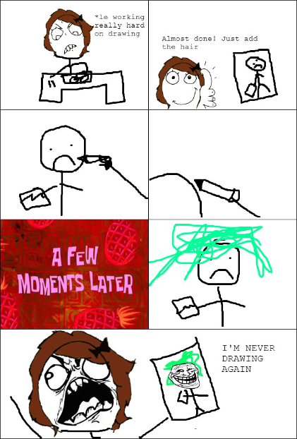 Rage Comic - created by Sparkle_GURL/1234 with paint