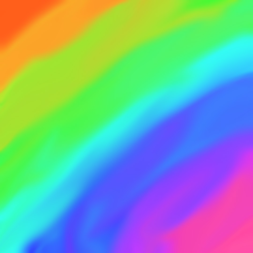 rainbow - created by this gives pic me with paint