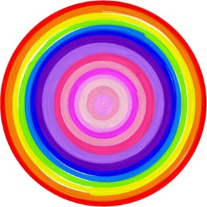 Rainbow  sumo work created by 