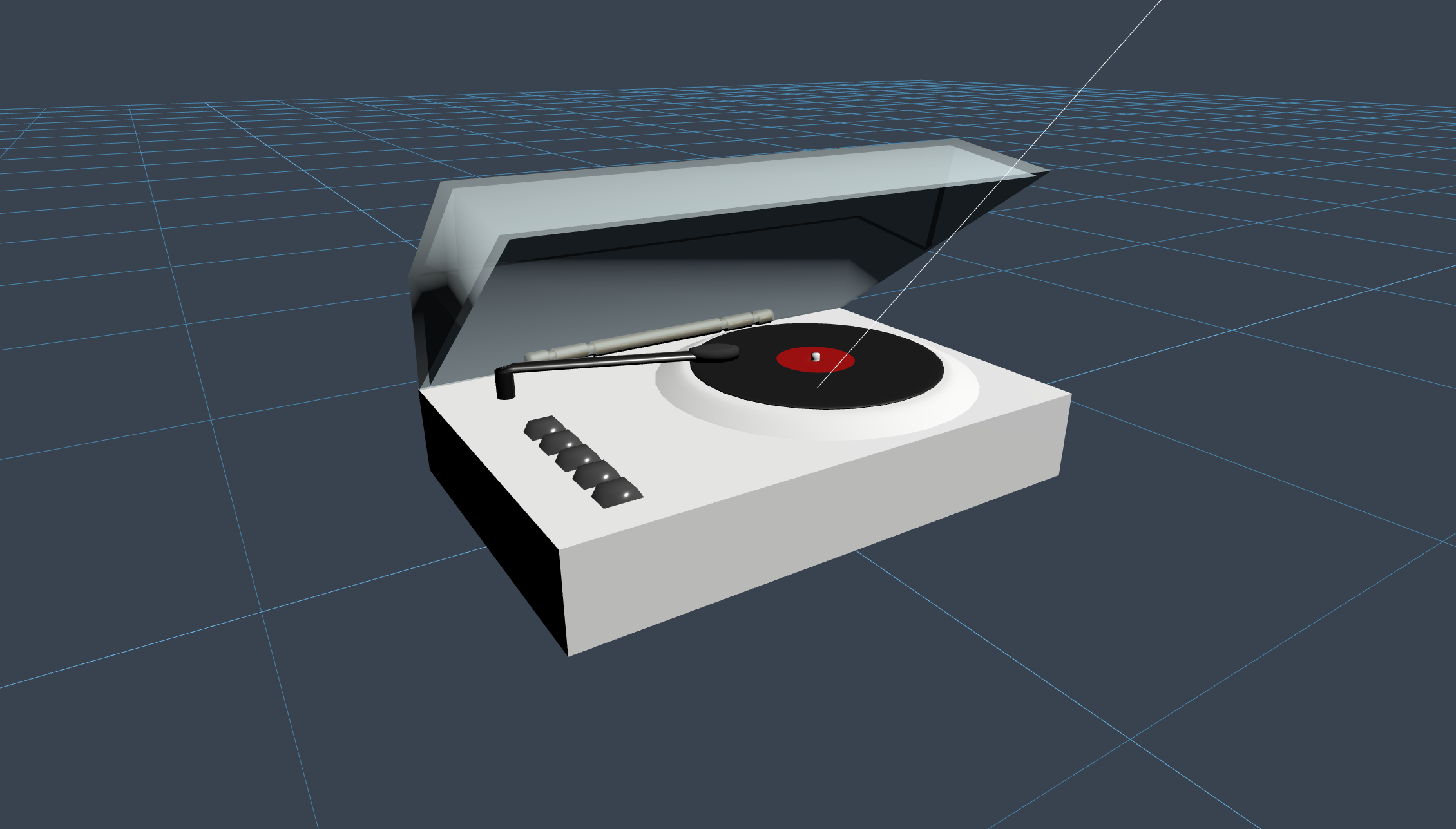 RecordPlayer - created by Niilo Korppi with 3D