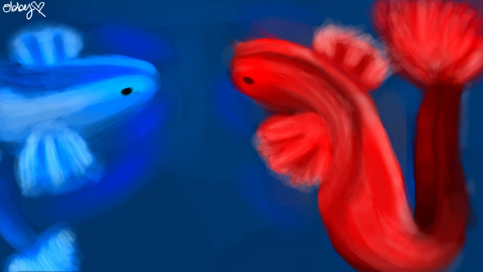Redefining Pisces - nilikha ni Observer Syianos gamit ang paint