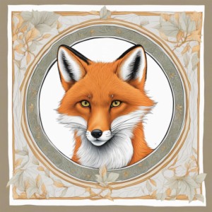 relistic fox  sumo work created by 