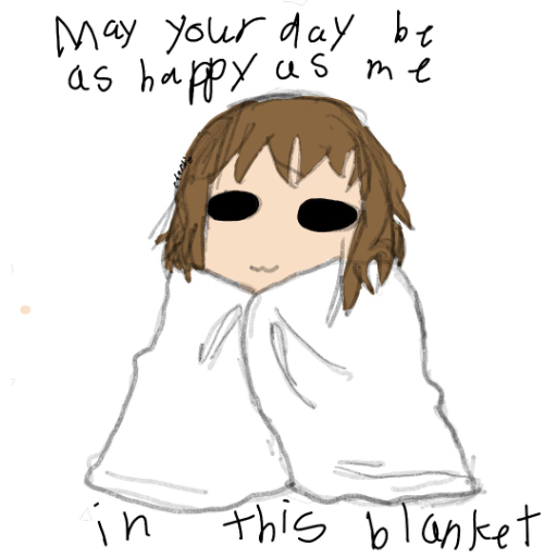 Remember to have a good day - created by Charlie the Gemlin with paint