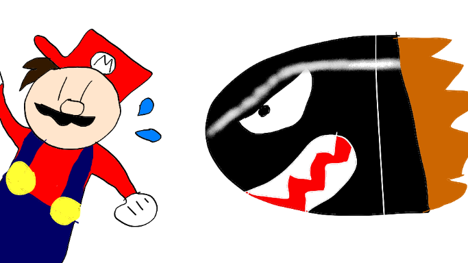 RUN, MARIO, RUN! - skapad av HoodieMasterYT med paint