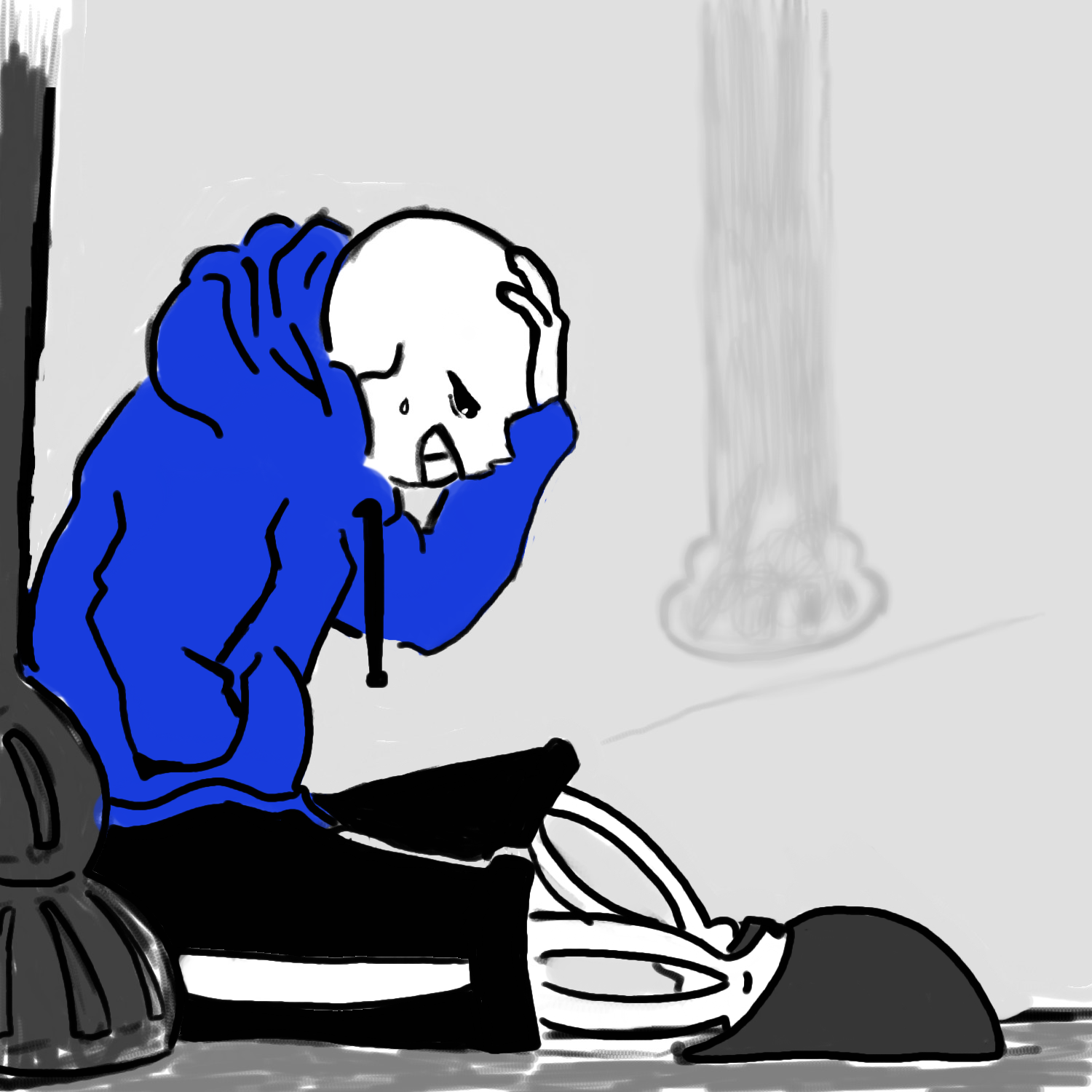 Sans #1 - created by LB with paint