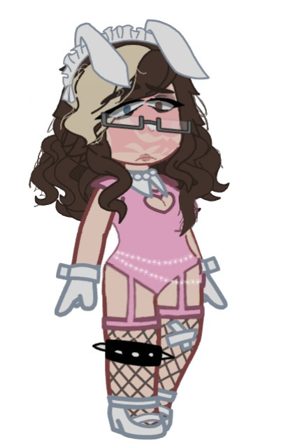 Pink bunny outfit :D - created by ★Sleep_Paralysis_Demxn★ with paint