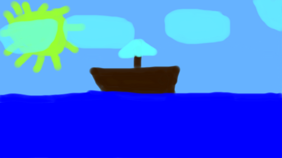 Sea - created by Gurveer Brar with paint