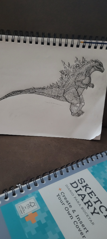Some of my irl art 1 - dibuat oleh Indoraptor(ripper) dengan paint
