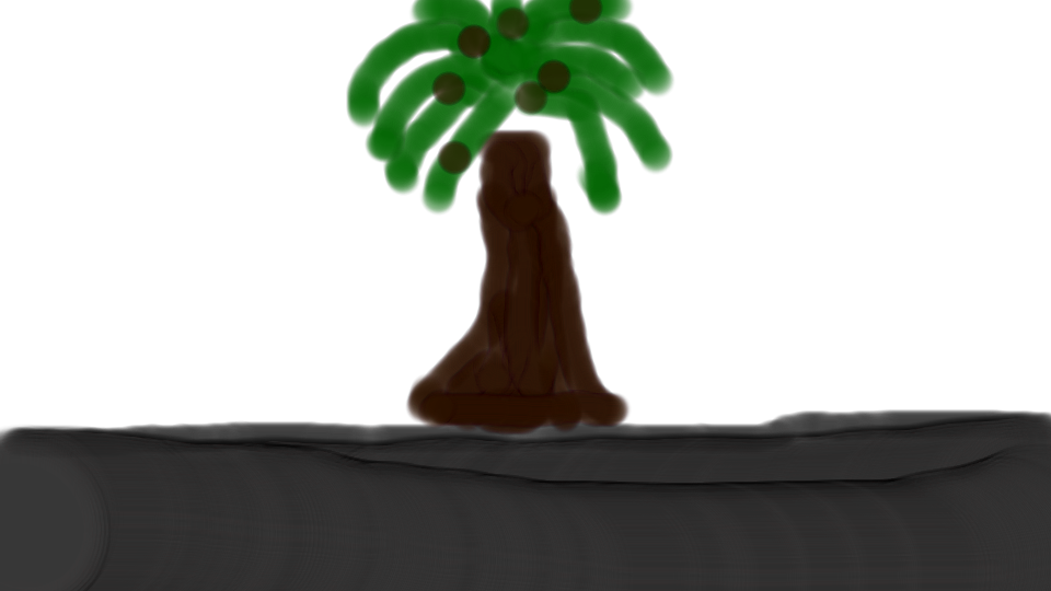 Sophia palm tree - Sophia Leszczynskiによって作成されましたpaint付き